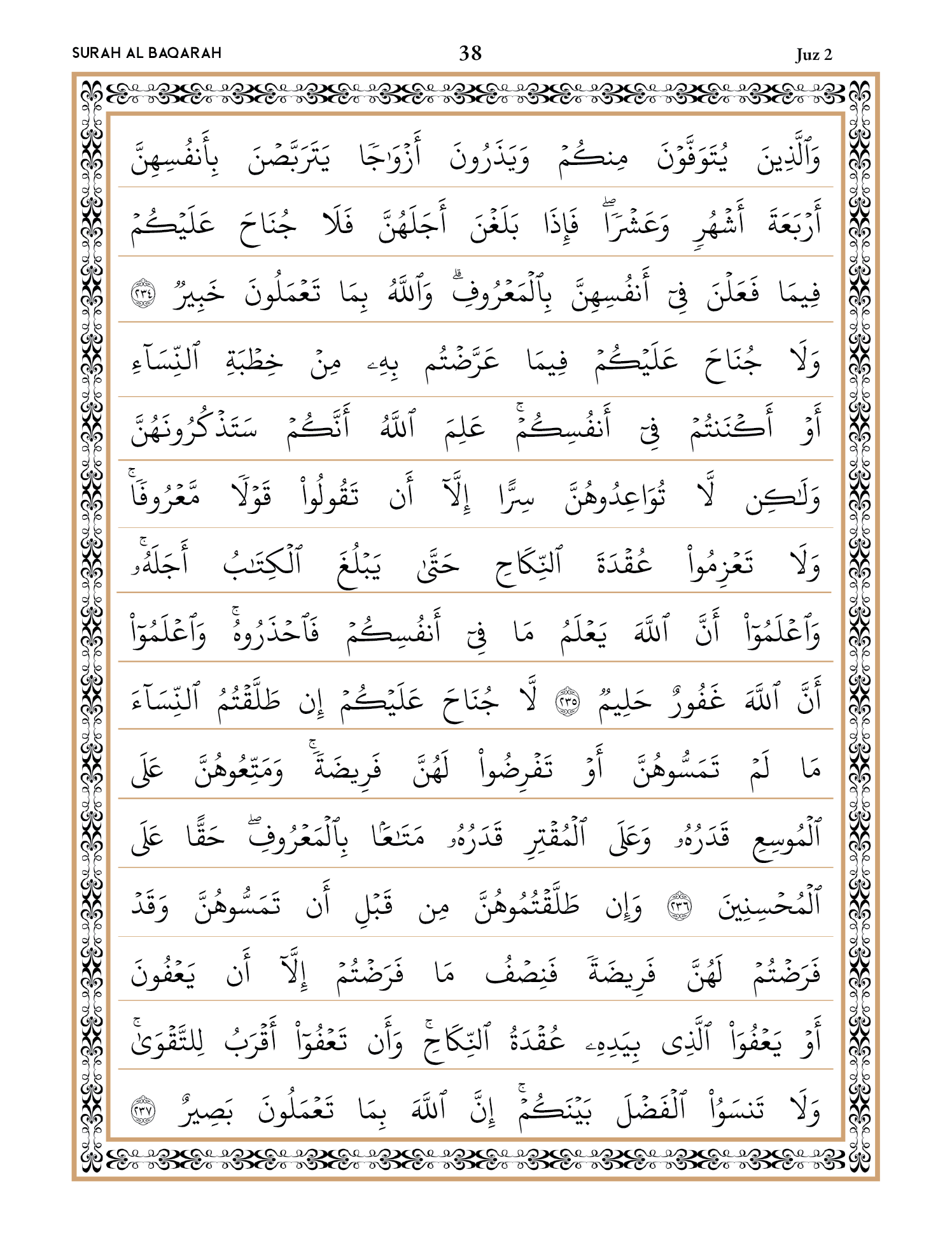 Quran Page 38